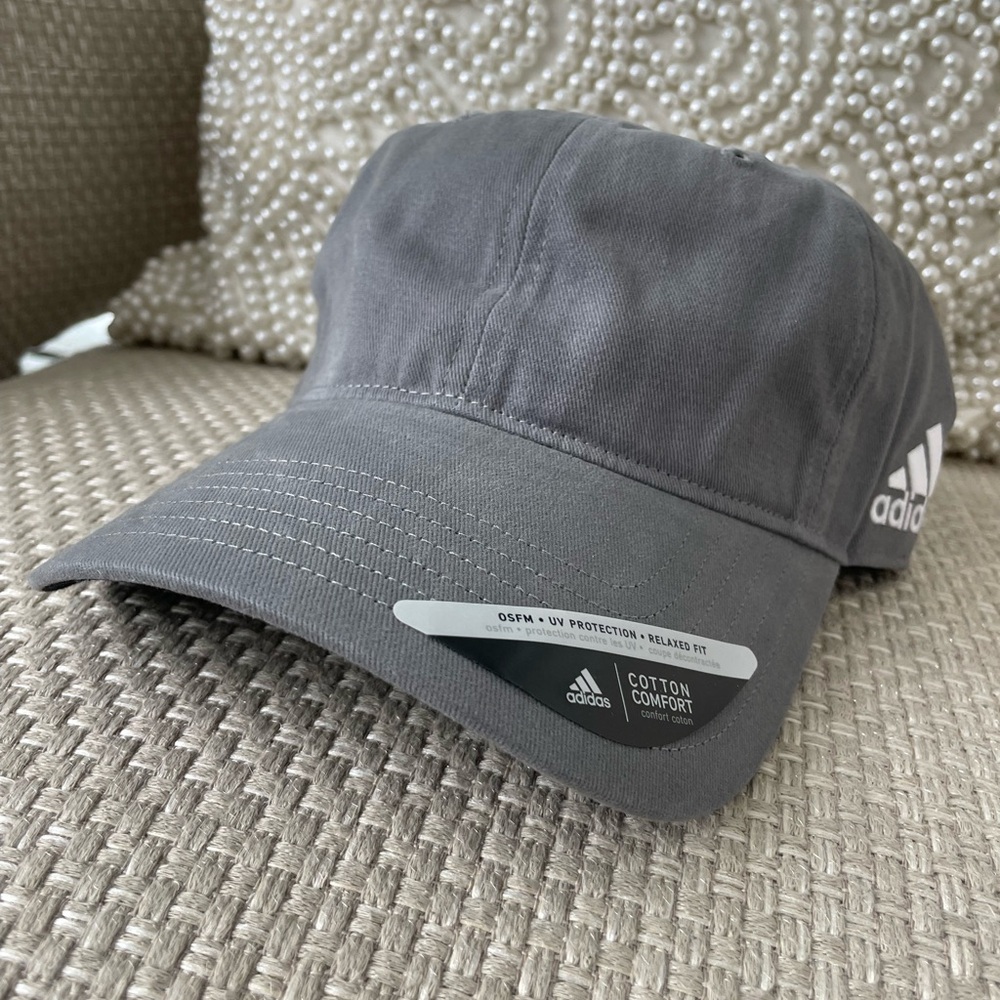 Adidas Dark Gray Cotton Cap